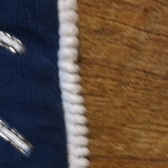 Christmas pillow cover navy blue with white coral sequins 🎄🌴 - Picture 7 of 9